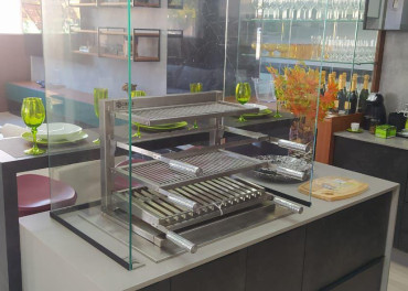 Como montar área gourmet pequena com churrasqueira